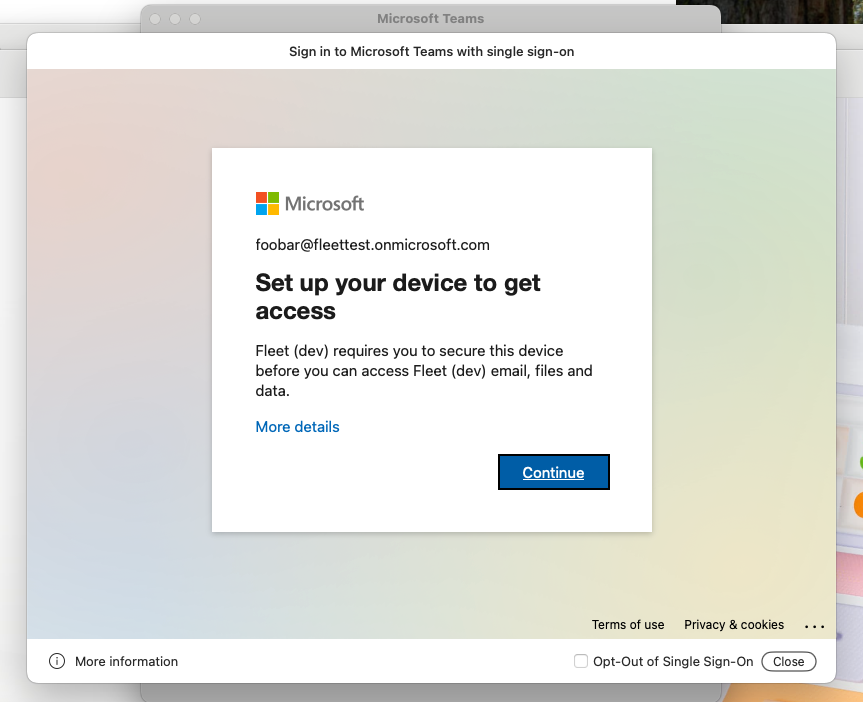 Entra ID Platform SSO refetch needed
