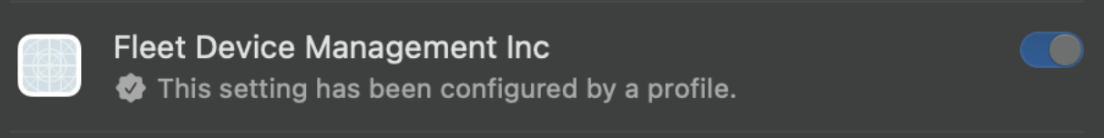 Profile Error